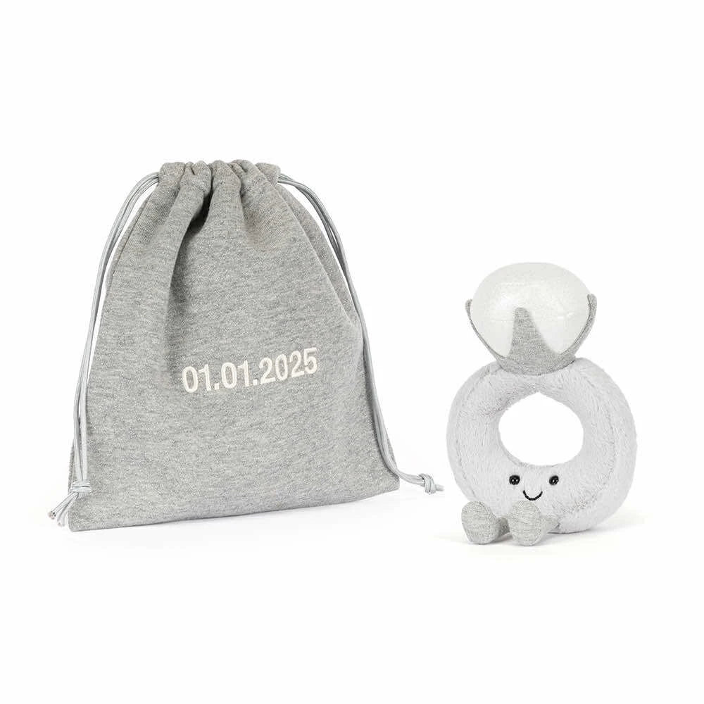 Amuseables Diamond Ring with Personalized Bag