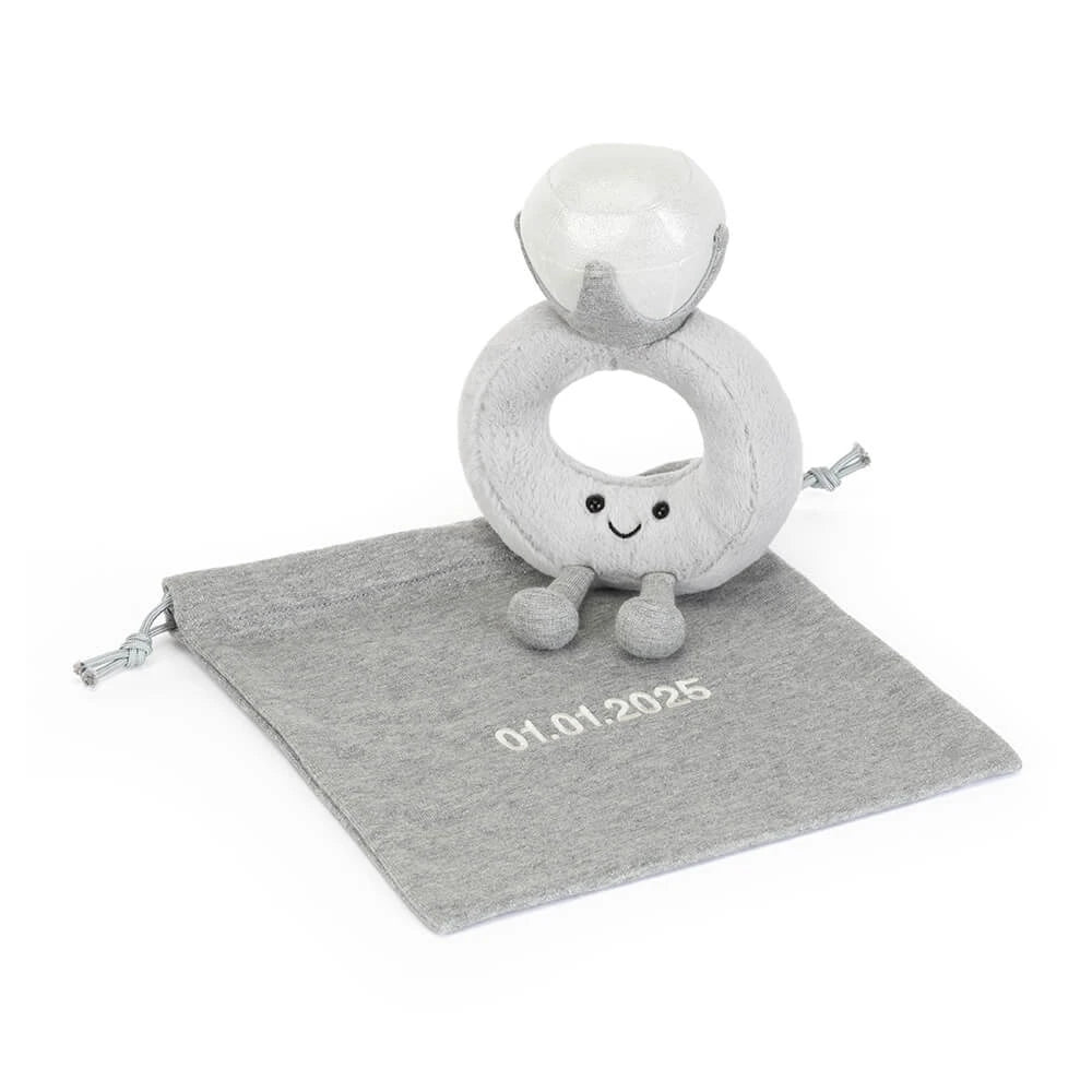 Amuseables Diamond Ring with Personalized Bag