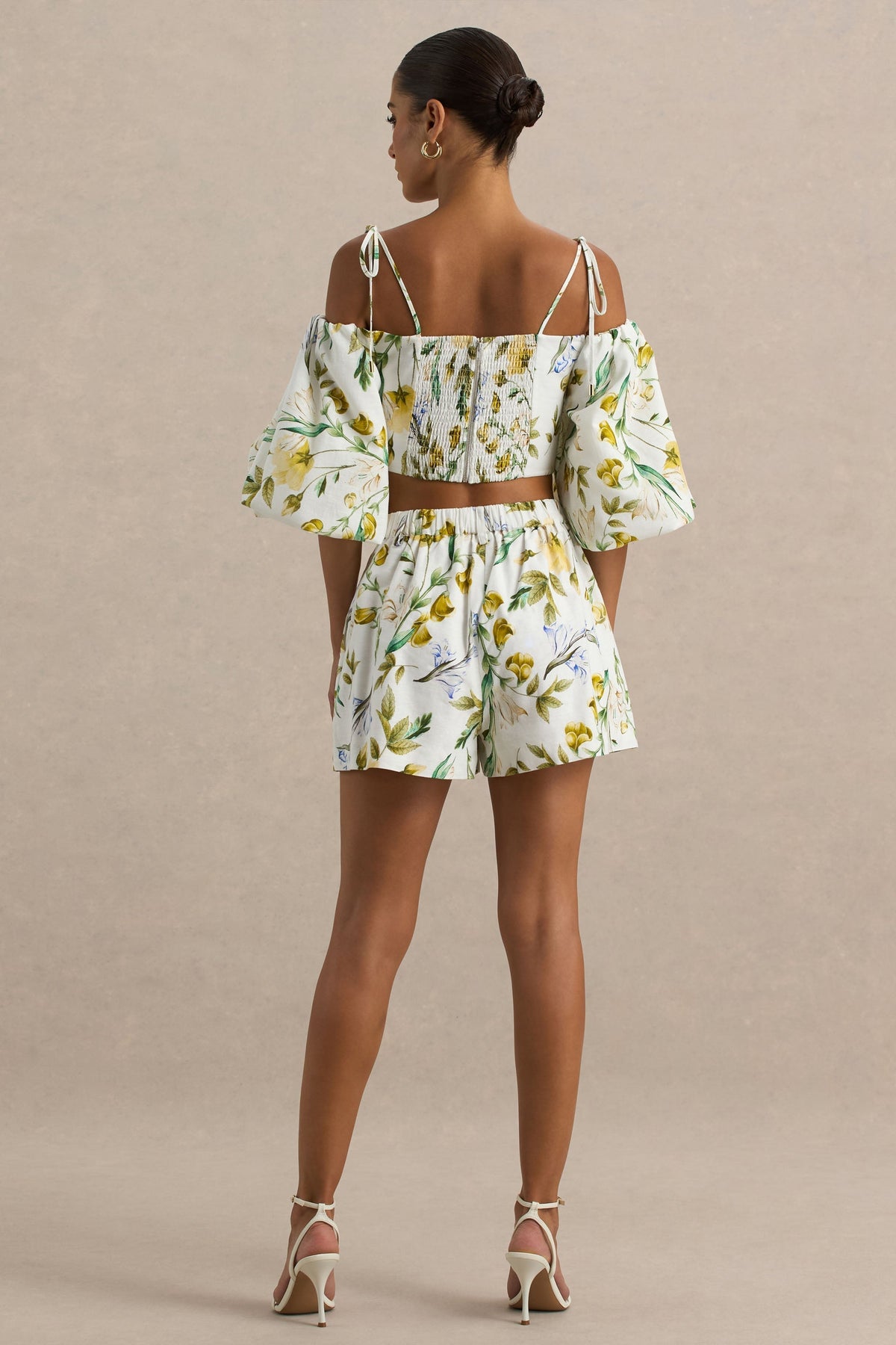 Pixel | Lemon Floral Print Shorts