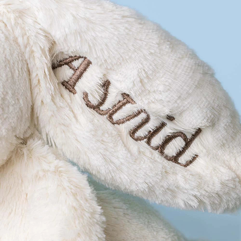 Personalized Cream Bunny with Star