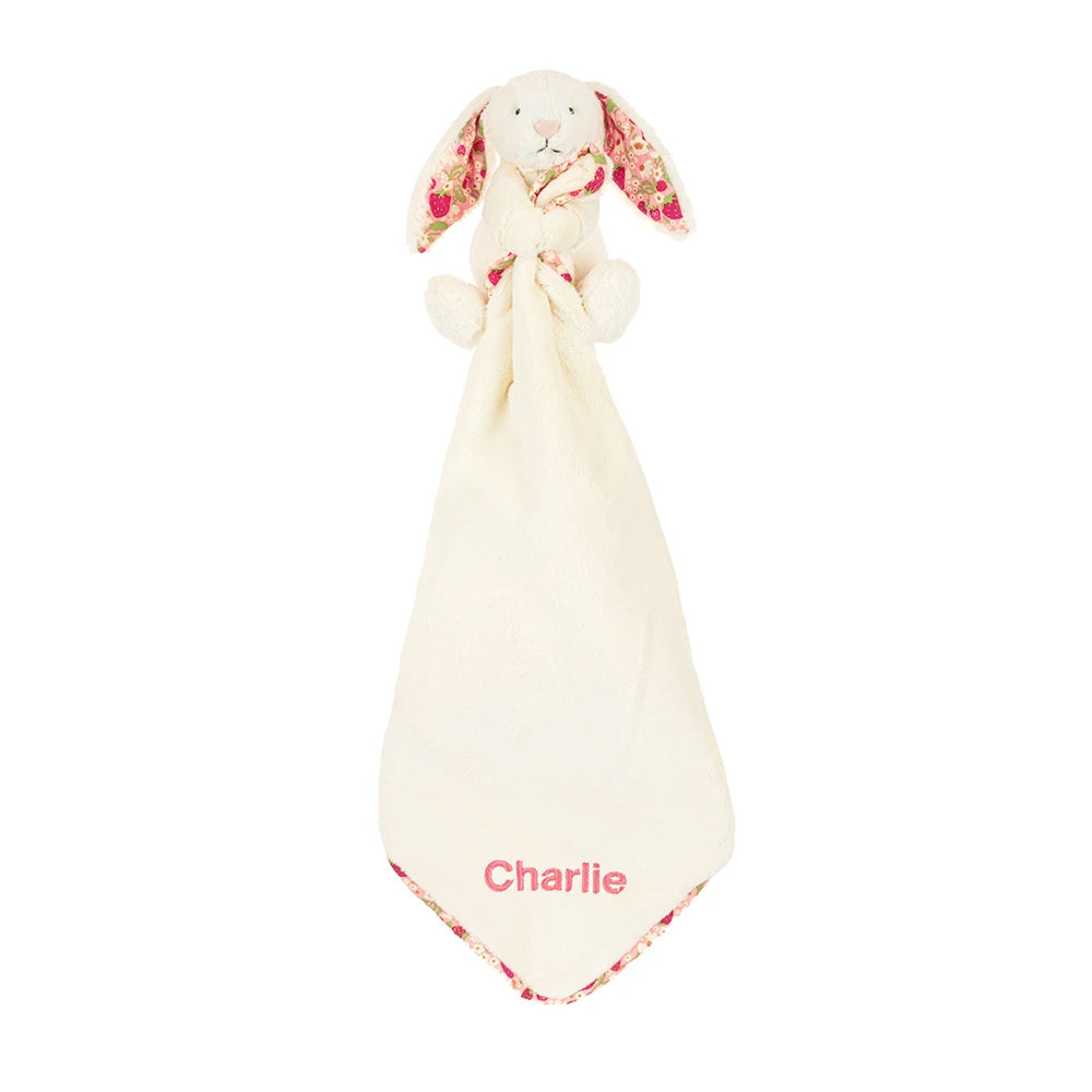 Personalized Blossom Cream Bunny 'Berry' Soother